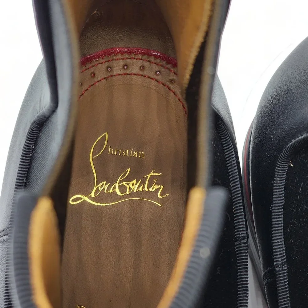 Christian Louboutin Melon Spikes Boots Calfskin 42.5 $1495 - Picture 7 of 9